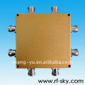 1700-2200MHz 4 IN 4 OUT 3dB rf diviseurs de puissance directionnels de la cavité Hybrid coupler